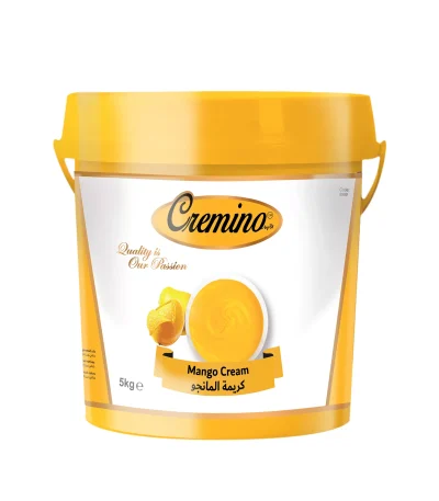 Cremino Mango Cream filling has a rich frutiy Mango flavor, and perfect fluidity for filling confectionery. Add a creamy and delicious Mango flavour to your creations! Ideal use for desserts, Ganache/Filling | Coating/Glazing | Ice Cream/Gelato. Ingredients: Whole Cow Milk Powder, Skimmed Cow Milk Powder, Sugar, Vanilla, Non-hydrogenated Vegetable Oil (Palm Seed), Emulsifier (Soy Lecithin) – Salt Mango Flavor, Food Color (E 100). Pack Size: 5KG